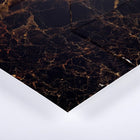 CTG Brands Marble Peel and Stick Wall Tile, 12" x 12", Dark Brown, 12 Pack-Measurement: each tile measures 11.8" x 11.8" in dimensions (approx. 11.6 square feet per carton)
