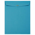 JAM Paper 10" x 13" Open End Catalog Coloured Envelopes with Clasp Closure - Blue Recycled - 25 Pack-Size: 10 x 13 inches