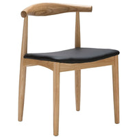 Nicer Furniture Wegner Style Elbow Dining Chair - Natural-Replica to the style of the original design.