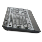Verbatim Wireless Multimedia Keyboard and 6-Button Mouse Combo, Black-Mouse functionality includes: Right and left click - Back and forward for websites - Scroll wheel - Zoom