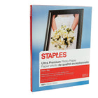 Staples Ultra Premium Photo Paper - Matte - 8-1/2" x 11" - 50 Pack-For sparkling photos that resist fading