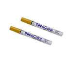 Marvy Uchida Broad-Line Opaque Paint Markers - Gold - 2 Pack-Colour: Gold