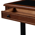 Koble Danee 49.2"W Adjustable Standing Desk - Brown-Wireless charging on desk top