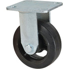 Kleton Mold-On Caster, Rigid, 5" (127 Mm), Rubber, 400 Lbs. (181 Kg.) - 6 Pack-Bolt Hole Size 7/16" (11 mm)