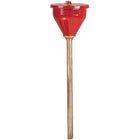 Justrite Safety Drum Funnels, 32" Flame Arrestor, 12Lb-Large 10 3/4" mouth provides quick dumping