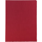 JAM Paper Corrugated Fluted Folders, Red, 12 Pack (87500dg)-Red