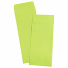 JAM Paper #11 Policy Business Coloured Envelopes - 4.5" x 10.375" - Ultra Lime Green - 50 Pack-Quantity: 50 Envelopes per Pack