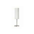 Dainolite Table Lamp Frosted Glass 18 x 5 x 5" Satin Chrome (83205-SC-WH)-Satin Chrome Table Lamp
