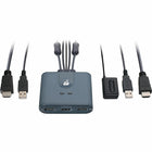 IOGEAR 2-Port HDMI USB KVM Switch (GCS32HU)-Dimensions: 6.13"L x 2.25"W x 8.75"H