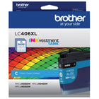 Brother Genuine LC406XLCS High-Yield Cyan Ink Cartridge-Professional colour inkjet print quality you can consistently rely on for up to 5,000 pages
