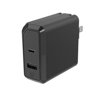 Scosche USB-C/A Fast Charger Home-3.0 Wall Charger: The Usb Wall Fast Charger Delivers 30W Of Power To The Latest Smartphones And Tablets