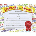 Flipside Student Of The Month Certificate, 90 Pack-Ages 5 - 12 years and grades kindergarten - 6th