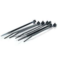 C2G 7.5-inch Cable Tie Multipack - Black, 100 Pack (TAA Compliant)-Size: 4 inch length