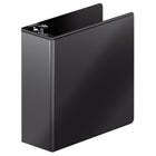 Wilson Jones Customizer ENVI Professional Single Touch 4" 3-Ring D-Ring Binder - Black-Open and close rings with a single touch, no more pinched fingers