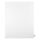 Mark Maker Legal Exhibit Index Tab White Single Tabs, 1/15th Cut, Letter Size, No Holes, Number 30, 25 Pack-White Single Tabs, 1/15th Cut