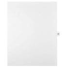 Mark Maker Legal Exhibit Index Tab White Single Tabs, 1/15th Cut, Letter Size, No Holes, Number 158, 25 Pack-White Single Tabs, 1/15th Cut