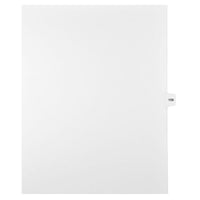 Mark Maker Legal Exhibit Index Tab White Single Tabs, 1/15th Cut, Letter Size, No Holes, Number 158, 25 Pack-White Single Tabs, 1/15th Cut