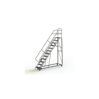 Tri-Arc Manufacturing Heavy Duty Safety Slope Ladder, No. of Steps: 12, Step Incline: 50 degree, Step Width: 24"-Frame Material: Steel
