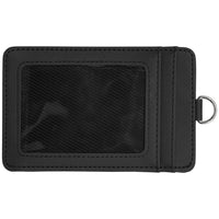 Staples ID Card Wallet - 4-Slots - Black-Capable of storing up to 4 cards, badges, and IDs