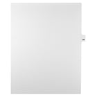 Mark Maker Legal Tabs - Letter Size - White - 1/25th cut - 25 tabs per package - 5 packages Pack - Number 185-White Single Tabs