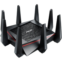 ASUS RT-AC5300 AC5300 Tri Band Gigabit WiFi Gaming Router with MU-MIMO and Parental Control-802.11ac 4x4 Wi-Fi router with a combined tri-band data rate of 5334 Mbps for low-latency online gaming, smooth 4K streaming and fast file-sharing