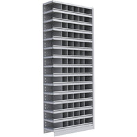 Metalware RK384 Boltless Shelving Unit, 15-Shelves, 36" x 18" x 88", Light Grey-Adjustable shelving system that provides high strength, yet economical storage capacity for your needs