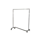 Eddie's Z Rack - Clothing Rack - 69" H - Black/Chrome-Clothing Rack