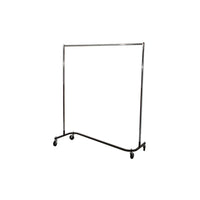 Eddie's Z Rack - Clothing Rack - 69" H - Black/Chrome-Clothing Rack