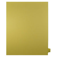 Mark Maker Legal Exhibit Index Tab Buff Single Tabs, 1/25th Cut, Letter Size, No Holes, Number 49, 25 Pack-Buff Single Tabs, 1/25th Cut