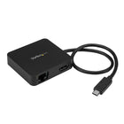 StarTech USB-C Multiport Adapter for Laptops, 4K HDMI, GbE (DKT30CHD)-Add more connectivity to your USB-C laptop with a 4-in-1 multiport adapter, supporting 4K HDMI, USB-A, USB-C and Gigabit Ethernet