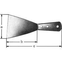 Ampco Putty Knives & Spatulas (TX712)-Blade Length: 4-1/2"
