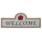 Cathay Importers Welcome Rustic Wood Wall Quotes (EC-09-0671)-9"H x 24"W x 0.75"D