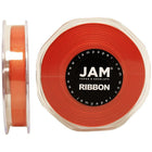 JAM Paper Double Faced Satin Ribbon, .38 Inch Wide x 25 Yards, Orange, 2 Pack (803SAor25g)-Perfect for gift wrapping, clothes, decorating or tying around gourmet bottles, jars and gift baskets