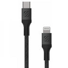 Scosche 6' Braided USB-C to Lightning Cable - Space Grey-Apple MFI Certified: Our lightning connector is Apple MFI Certified to guarantee compatibility with any Apple lightning device