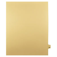 Mark Maker Legal Tabs - Letter Size - Buff - 1/25th cut - 25 tabs per package - 5 packages Pack - Number 122-Buff Single Tabs