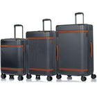 Champs Vintage Air 3-Piece Hardside Luggage Set - Grey-From the Vintage Air Collection