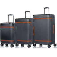 Champs Vintage Air 3-Piece Hardside Luggage Set - Grey-From the Vintage Air Collection