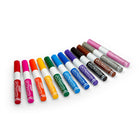 Crayola Silly Scents Washable Markers - Chisel Tip - 12 Pack-The 12-count pack of Silly Scents Markers include Grape, Fresh Air, Cotton Candy, Tropical Punch, Coconut, Root Beer, Cherry, Orange, Lemon, Apple, Blueberry & Marshmallow