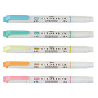 Zebra Mildliner Double Ended Pen-Style Highlighters - Assorted Fluorescent Colours - 5 Pack-Mild water resistant ink is translucent and excellent for layering