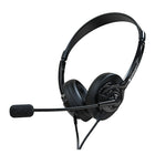 Spracht ZuM Stereo 3.5/2.5mm Binaural Headset (ZUM350B)-Powerful 40mm wide-band bass enhanced speakers