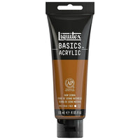 Liquitex Basics Acrylic Paint 1046330, Raw Sienna, 118 mL Tube-Formulated with fine art pigments artist can depend on.