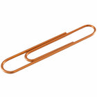 JAM Paper Colored Jumbo 2" Paper Clips - Rose Gold - 2 Packs of 75-These colorful paperclips are great for organizing papers at home, school, or the office