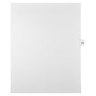 Mark Maker Legal Tabs - Letter Size - White - 1/15th cut - 25 tabs per package - 5 packages Pack - Number 172-White Single Tabs