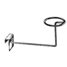 Wamaco Slatwall Millinery Hat Bracket, Black, 10 Pack-Display hats and helmets