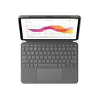 Logitech Folio Touch Keyboard Case for iPad Air 11" (M3/M2) & iPad Air (4th & 5th generation) - Graphite-Do it all with Combo Touch: Four versatile use modes allow you to type, sketch, view and read without ever having to remove your iPad Air from the keyboard case