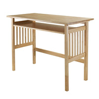 Winsome Computer Desk with Keyboard Tray, Foldable, Natural-Great for smaller spaces, this desk folds up when no in use.