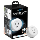 Geeni DOT Smart Wi-Fi Plug - White-Product H x W x D: 1.97 in. x 2.08 in. x 2.08 in.