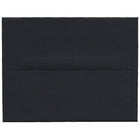 JAM Paper A2 Invitation Envelopes, 4.38 x 5.75, Black Linen Recycled, 250 Pack (64345H)-Black dark base envelope