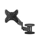 Fellowes Single Arm Monitor Holder Wall Mount, up to 44" / 66lbs. (8043501)-Made of steel