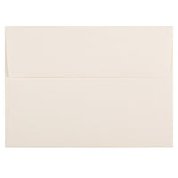 JAM Paper A7 Invitation Envelopes, 5.25 x 7.25, Strathmore Natural White Linen, 250 Pack (82011H)-Natural white linen Strathmore recycled envelope